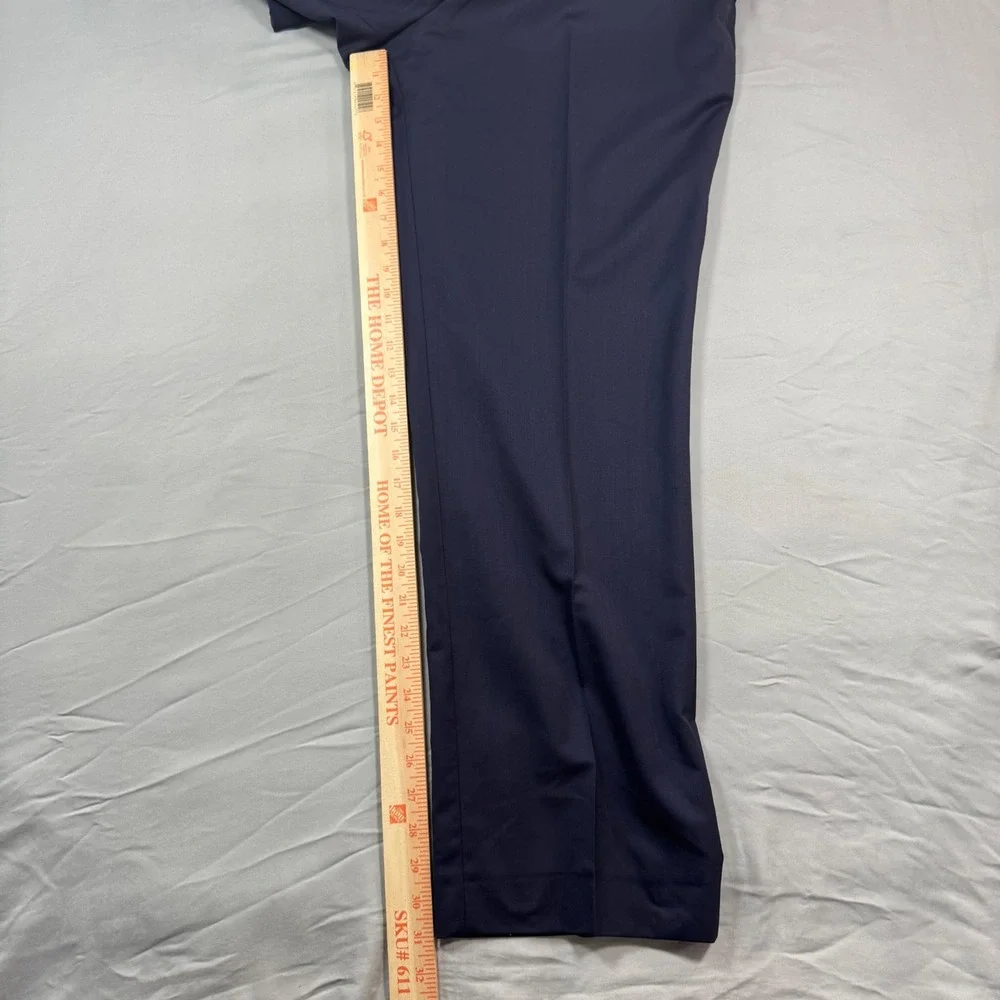 Banana Republic Marzotto Italian Wool Pants Blue 38x32 Standard Fit Super 120s